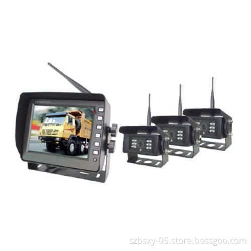5.6-inch wireless camera system for fire trucks